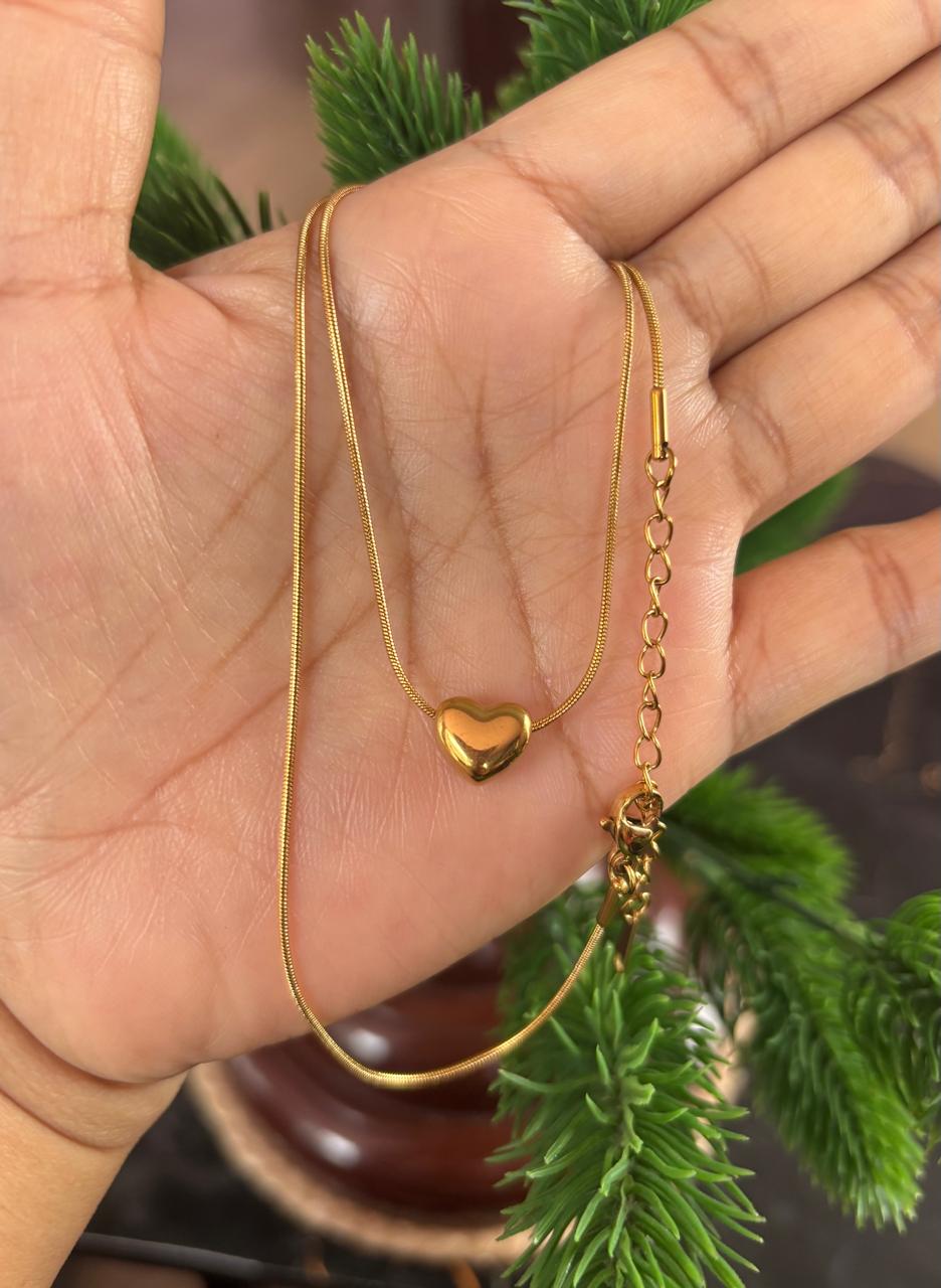 Antitarnish necklace with pendant