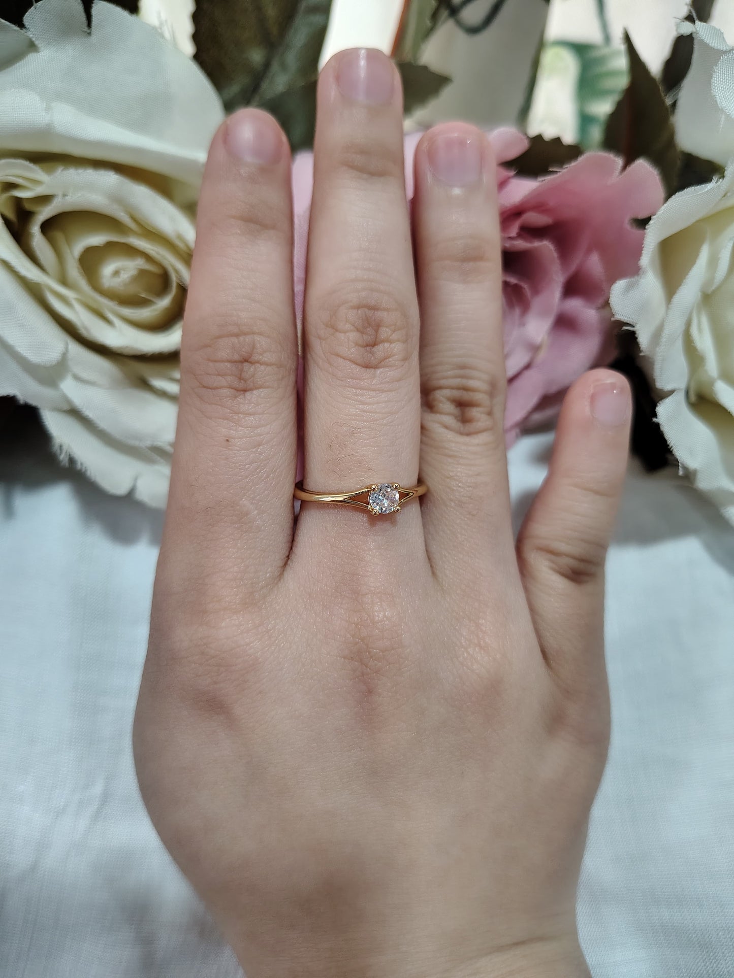 Antitarnish adjustable ring