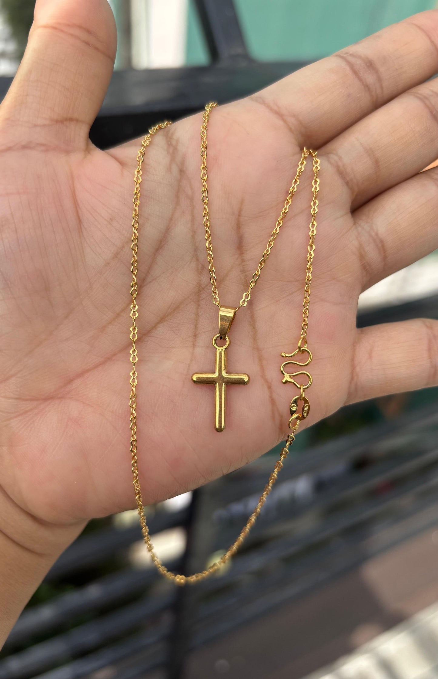 Antitarnish necklace with pendant