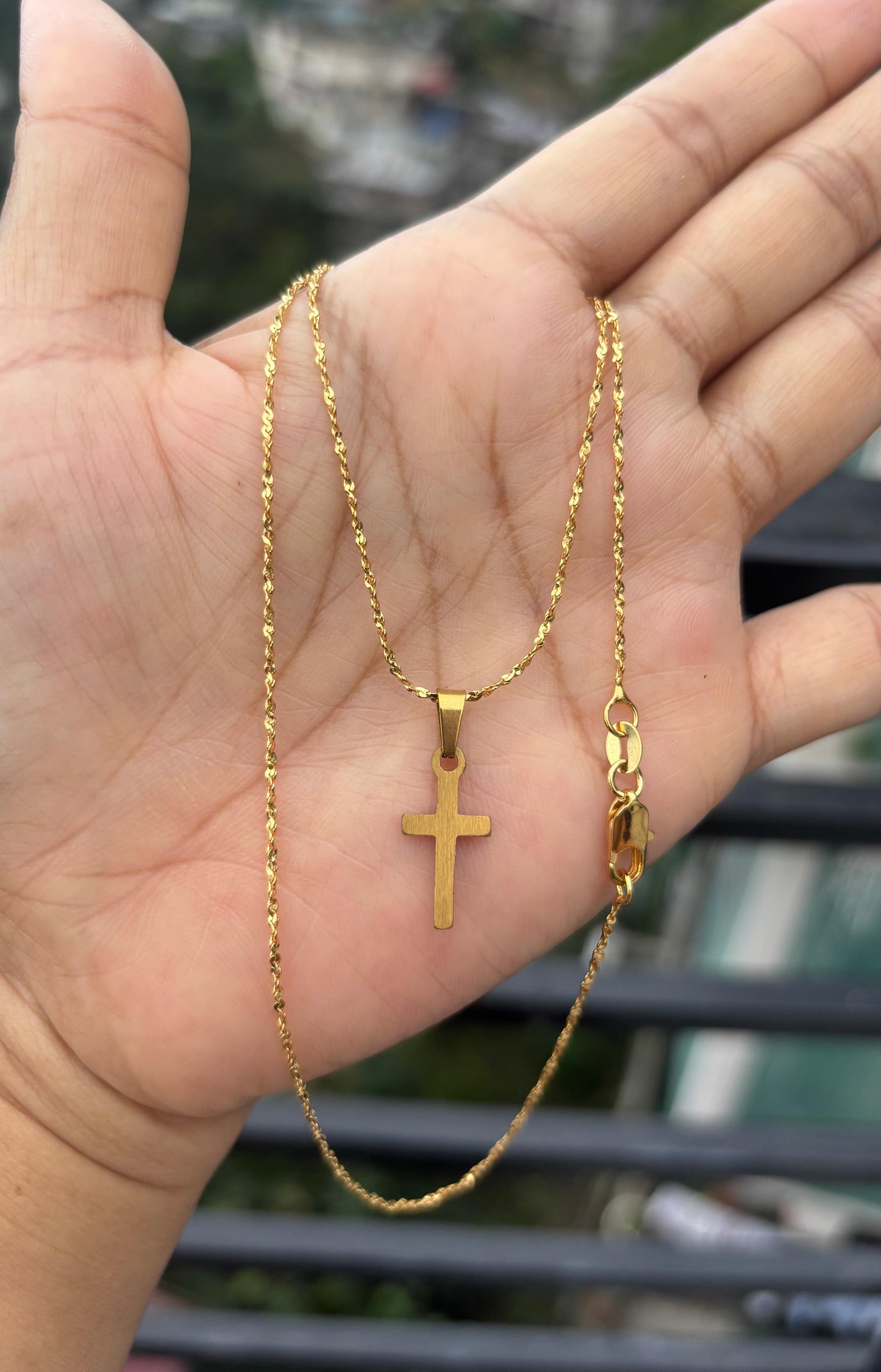 Antitarnish necklace with pendant