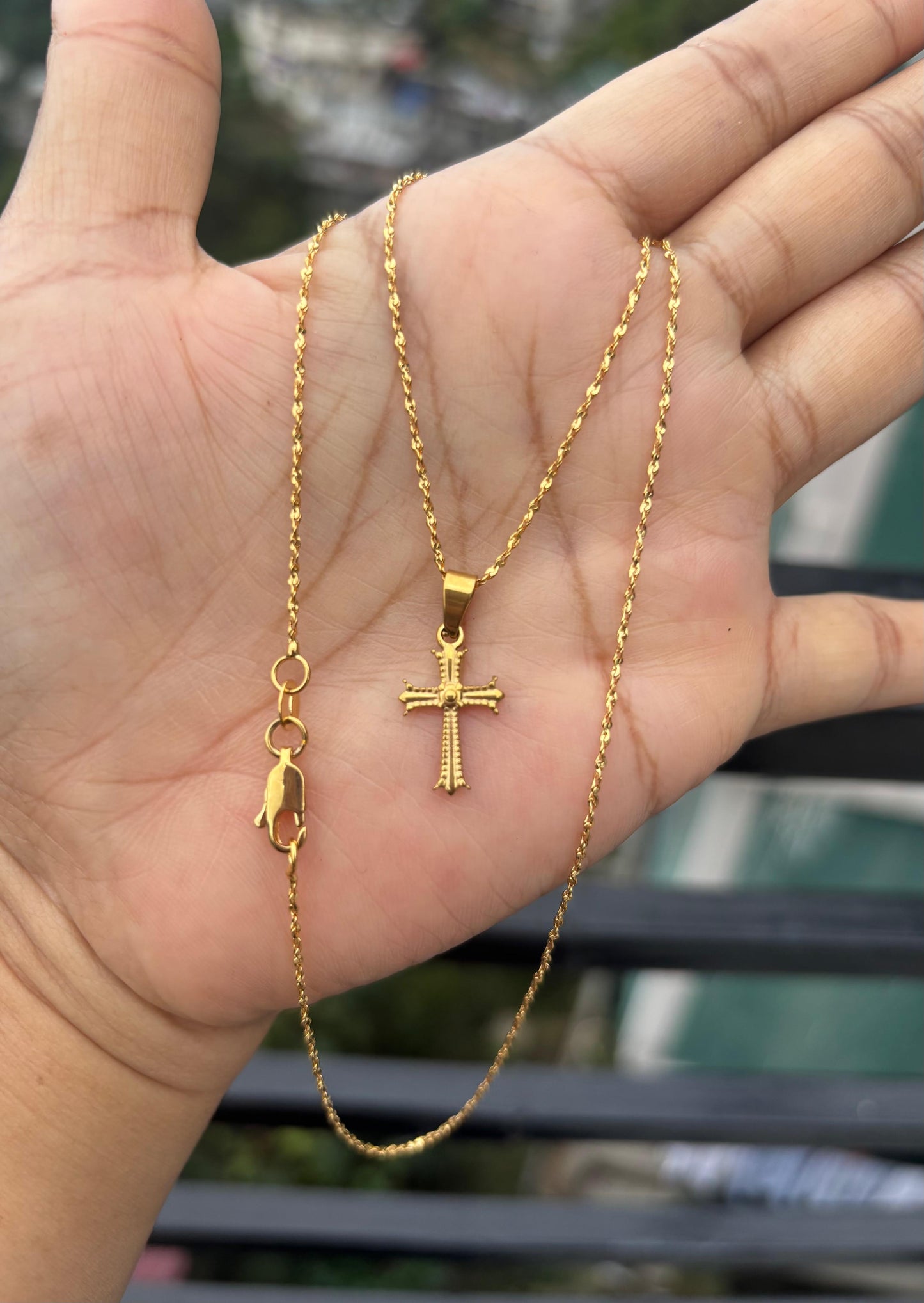 Antitarnish necklace with pendant