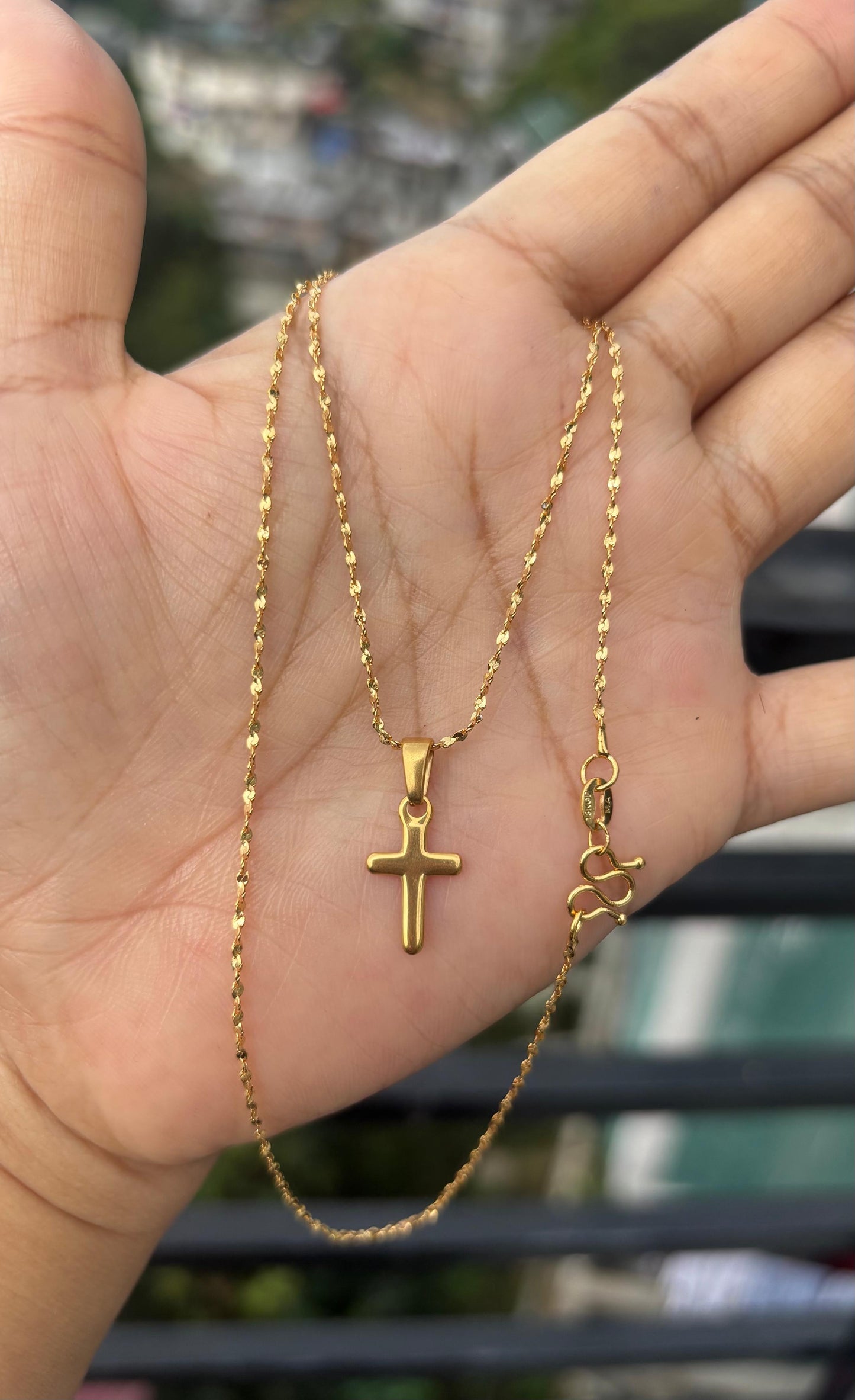 Antitarnish necklace with pendant