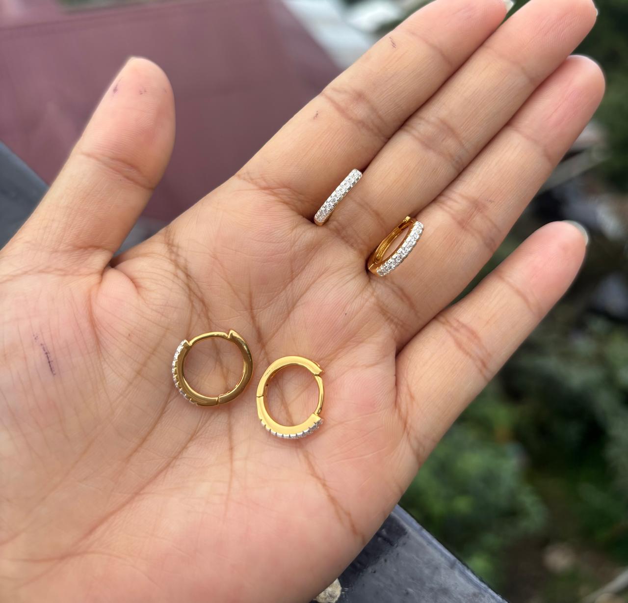 Anti-Tarnish earrings.