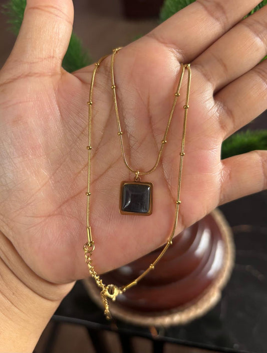 Antitarnish necklace with pendant