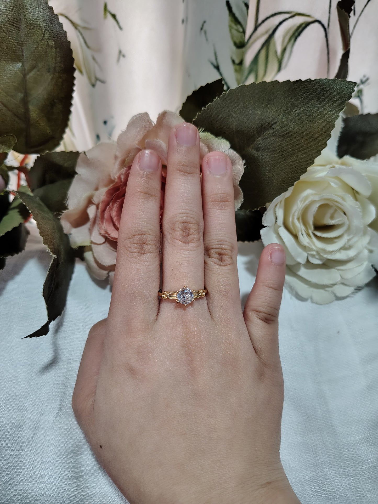 Antitarnish adjustable ring