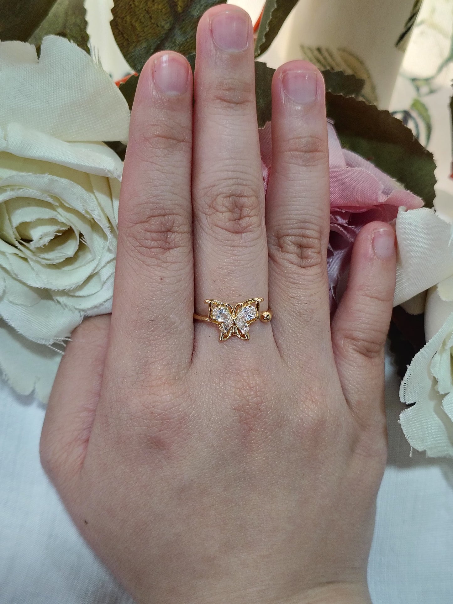 Antitarnish adjustable ring