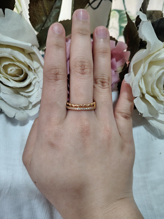 Antitarnish adjustable ring