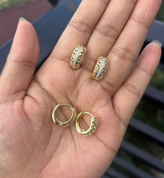 Antitarnish Earrings/Hoops