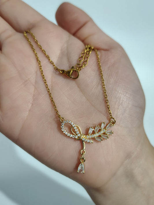 Antitarnish necklace with pendant