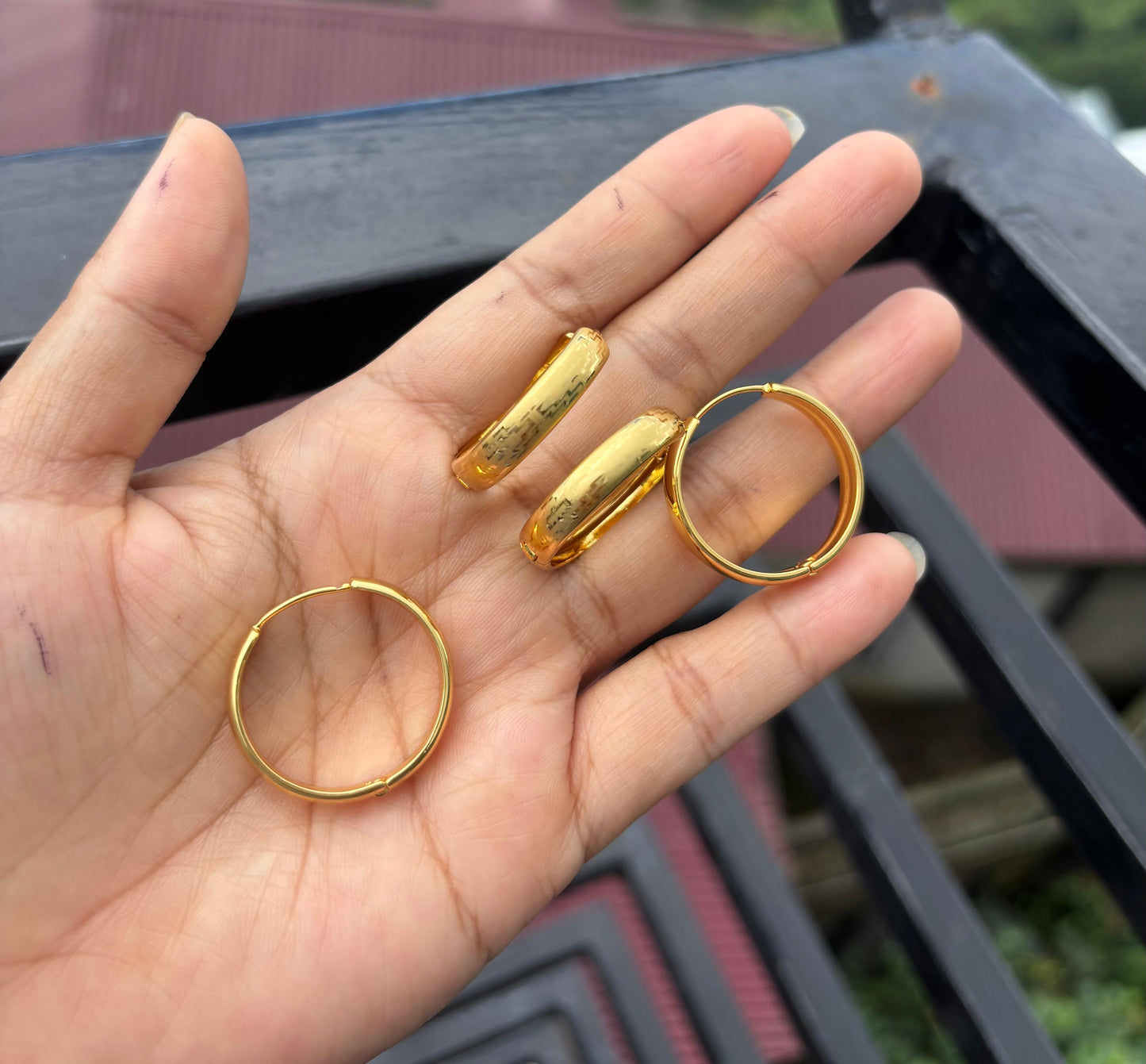 Antitarnish earrings