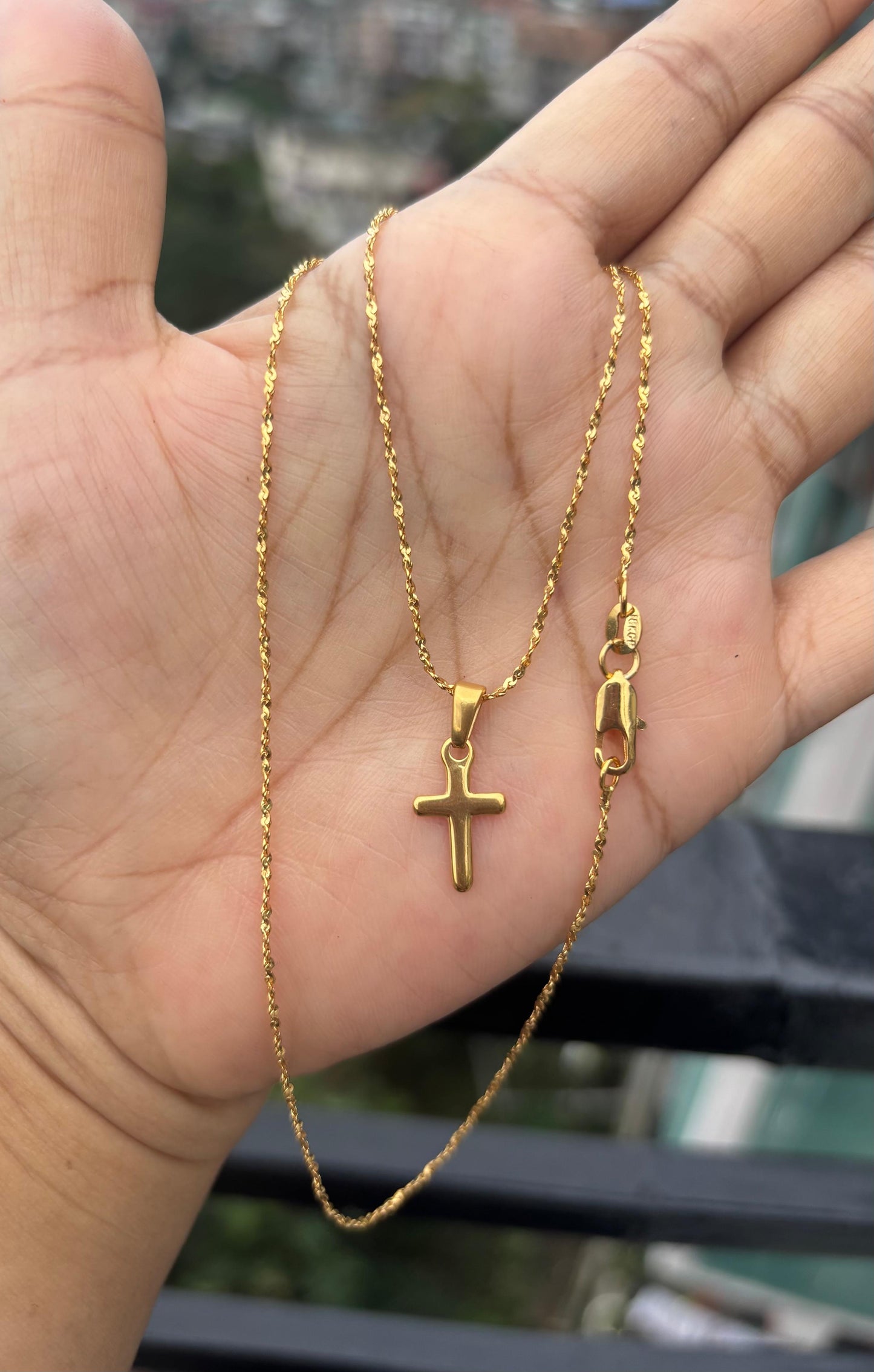 Antitarnish necklace with pendant