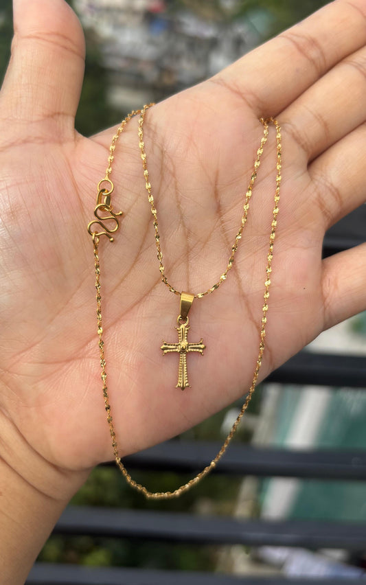 Anti-Tarnish necklace with pendant