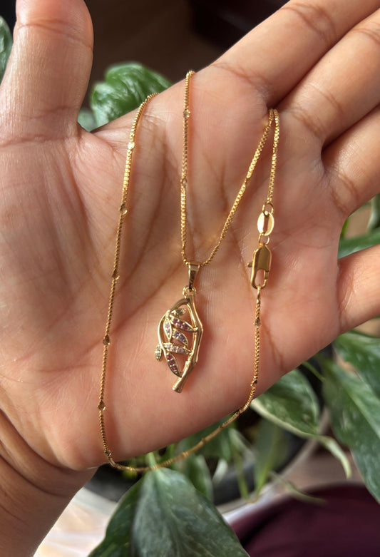 Antitarnish necklace with pendant