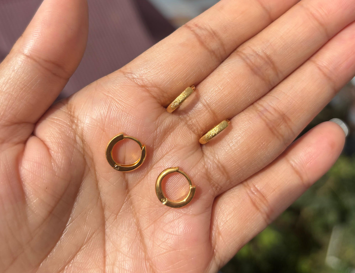 Anti-tarnish earrings