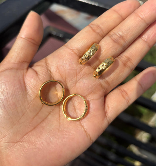 Anti-Tarnish earrings