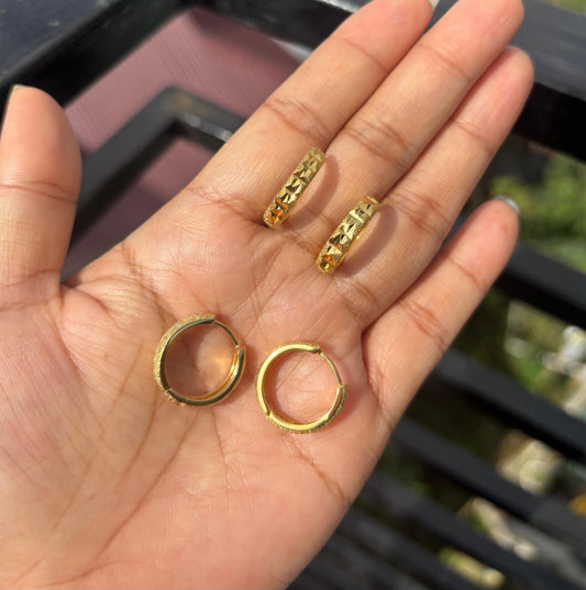 Anti-Tarnish earrings