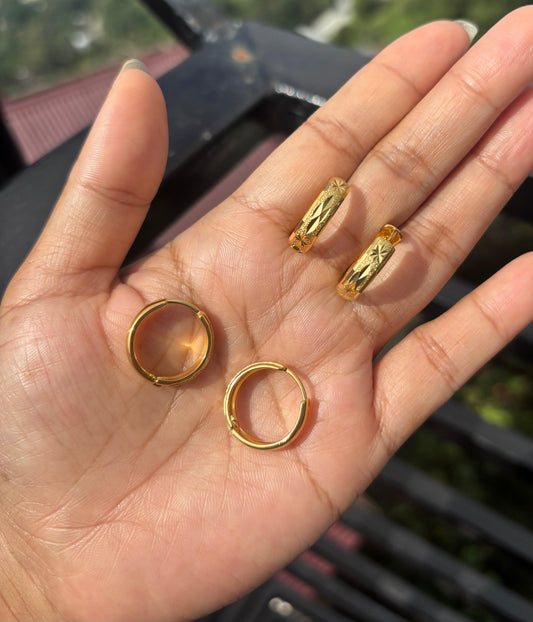 Anti-Tarnish earrings